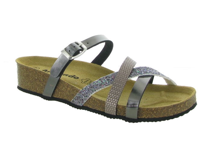 sandales et nu pieds - Mule Sabot - femme - Synthétique - Camel - Armando