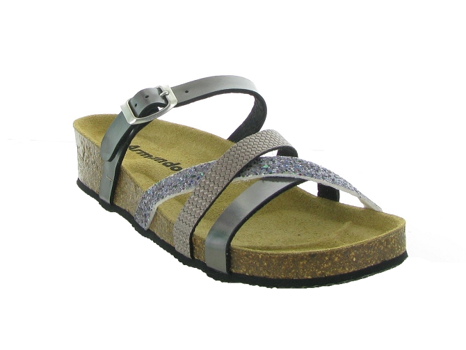 sandales et nu pieds - Mule Sabot - femme - Synthétique - Camel - Armando4975101_3