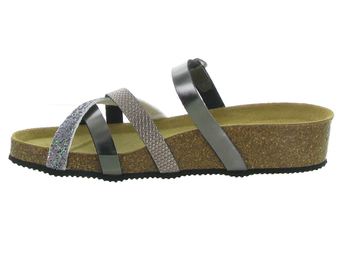 sandales et nu pieds - Mule Sabot - femme - Synthétique - Camel - Armando4975101_4