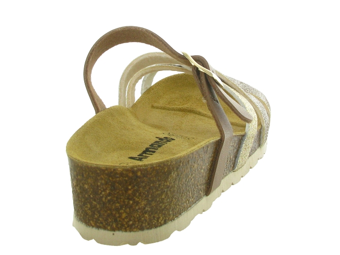 sandales et nu pieds - Mule Sabot - femme - Synthétique - Beige - Armando4975103_5