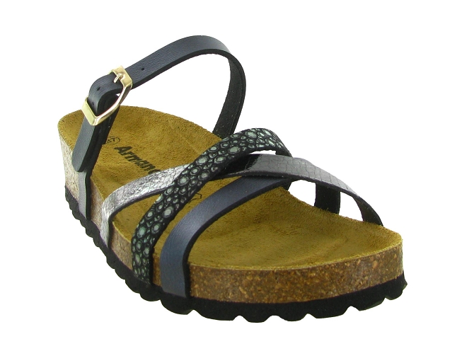 sandales et nu pieds - Mule Sabot - femme - Synthétique - Bleu Marine - Armando4975104_3