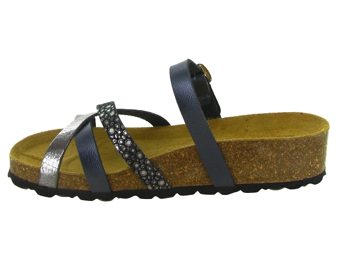 sandales et nu pieds - Mule Sabot - femme - Synthétique - Bleu Marine - Armando4975104_4