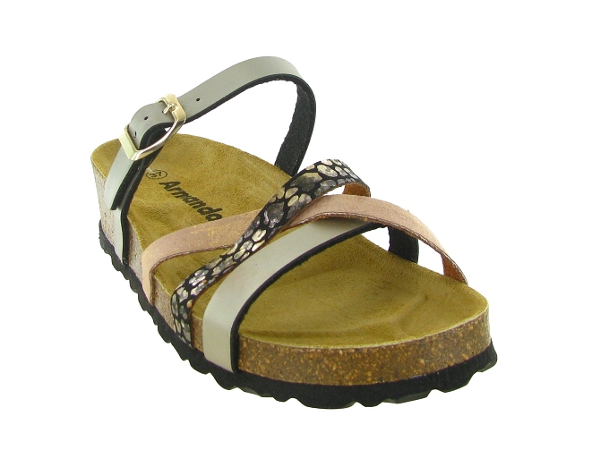 sandales et nu pieds - Mule Sabot - femme - Synthétique - Or - Armando4975105_3