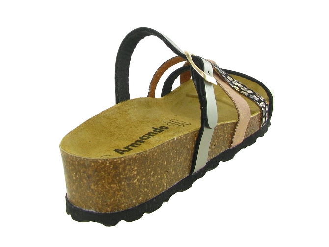 sandales et nu pieds - Mule Sabot - femme - Synthétique - Or - Armando4975105_5
