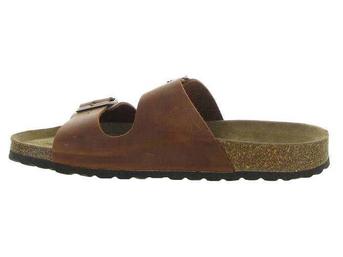 nu pieds - Mules et Tongs - homme - Cuir - Marron - Armando4975701_4