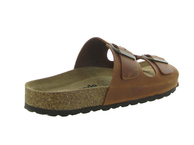 nu pieds - Mules et Tongs - homme - Cuir - Marron - Armando4975701_5