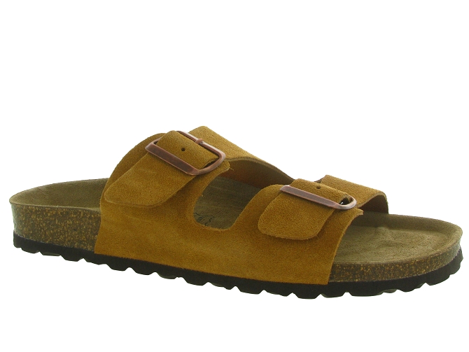 nu pieds - Mules et Tongs - homme - Cuir - Camel - Armando