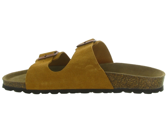 nu pieds - Mules et Tongs - homme - Cuir - Camel - Armando4975702_4