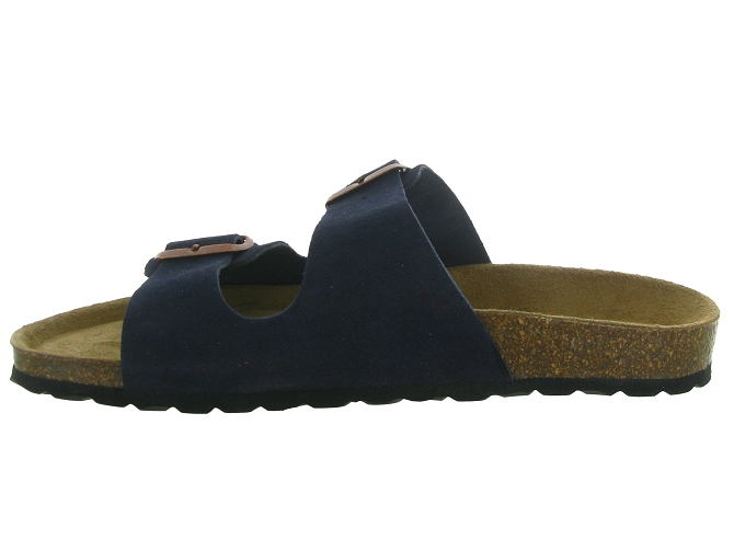 nu pieds - Mules et Tongs - homme - Cuir - Bleu Marine - Armando4975703_4