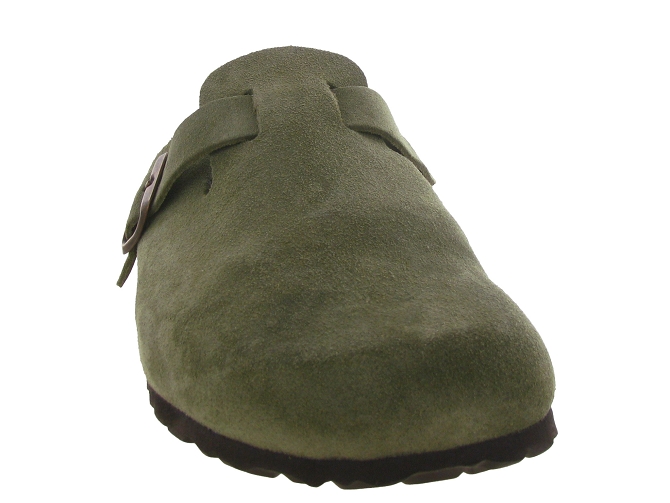 nu pieds - Mules et Tongs - homme - Cuir - Kaki - Armando4975802_3