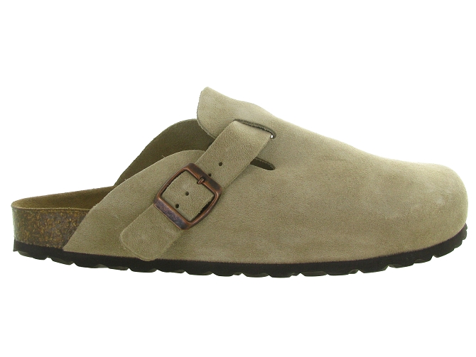 nu pieds - Mules et Tongs - homme - Cuir - Taupe - Armando4975803_2