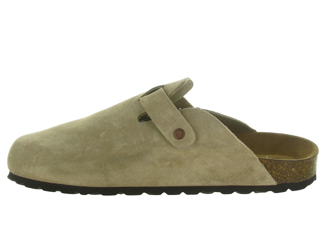 nu pieds - Mules et Tongs - homme - Cuir - Taupe - Armando4975803_4