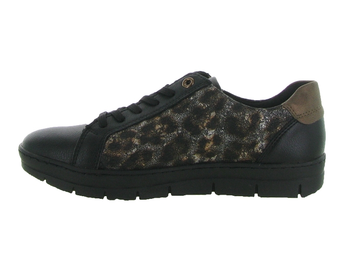 baskets et sneakers - Tendance - femme - Cuir - Noir - Remonte4984601_4