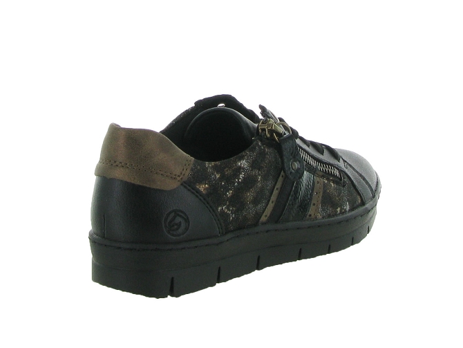 baskets et sneakers - Tendance - femme - Cuir - Noir - Remonte4984601_5