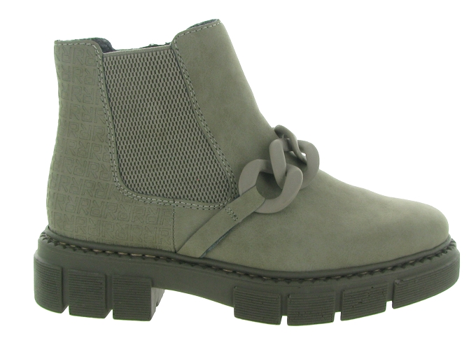 bottines et boots - Casual - femme - Synthétique - Kaki - Rieker4985201_2
