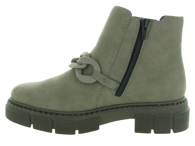 bottines et boots - Casual - femme - Synthétique - Kaki - Rieker4985201_4