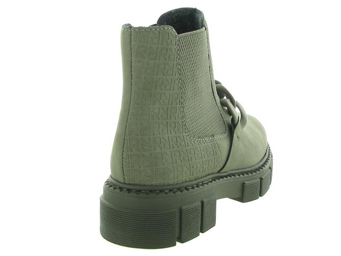 bottines et boots - Casual - femme - Synthétique - Kaki - Rieker4985201_5