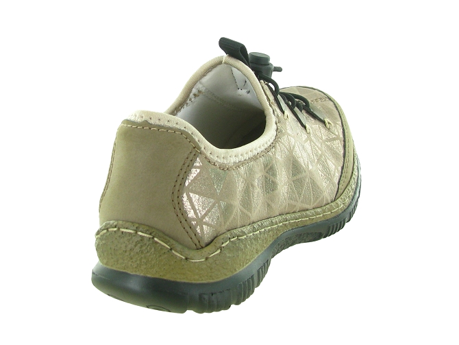chaussures a lacets - Détente - femme - Synthétique - Beige - Rieker4985702_5