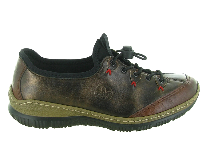 chaussures a lacets - Détente - femme - Synthétique - Bronze - Rieker4985703_2