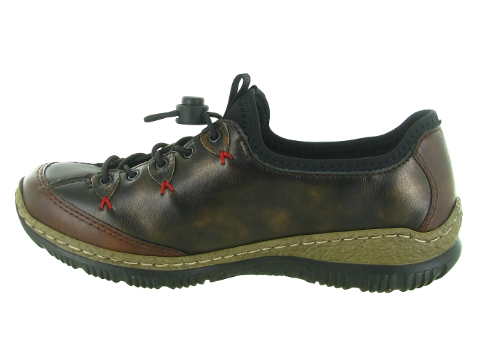 chaussures a lacets - Détente - femme - Synthétique - Bronze - Rieker4985703_4