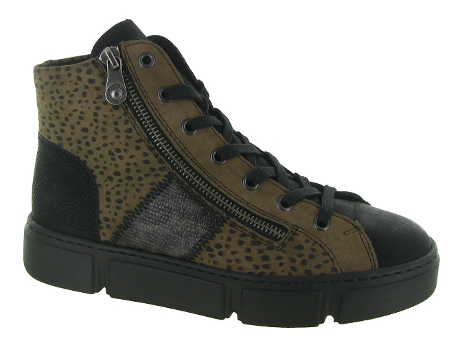 baskets et sneakers - Montante - femme - Synthétique - Marron - Rieker