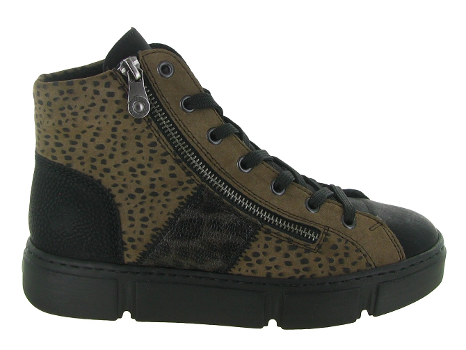 baskets et sneakers - Montante - femme - Synthétique - Marron - Rieker4986002_2
