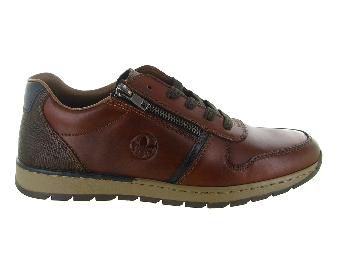 baskets et sneakers - Confort - homme - Cuir - Marron - Rieker4988002_2