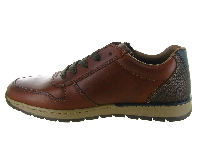baskets et sneakers - Confort - homme - Cuir - Marron - Rieker4988002_4