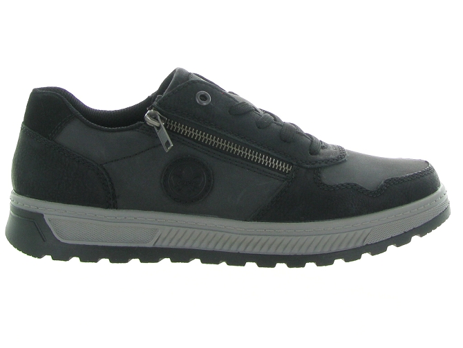 baskets et sneakers - Confort - homme - Synthétique - Noir - Rieker4988501_2