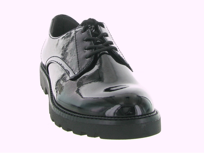 chaussures a lacets - Derby chic - femme - Cuir - Noir - Tamaris4990501_3