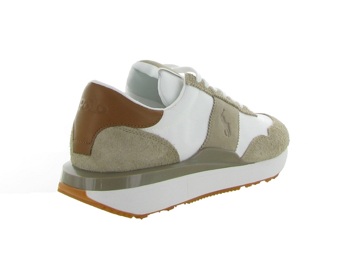 Ralph lauren baskets et sneakers train 89 hairy beige4991801_5