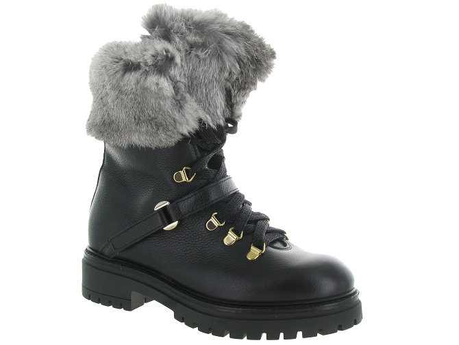 apres ski bottes fourrees - Bottine chaude - femme - Nubuck - Noir - Armando