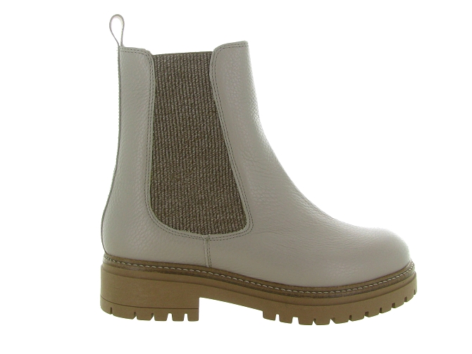 apres ski bottes fourrees - Bottine chaude - femme - Cuir - Beige - Armando4996401_2