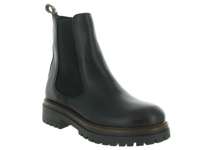 apres ski bottes fourrees - Bottine chaude - femme - Cuir - Noir - Armando