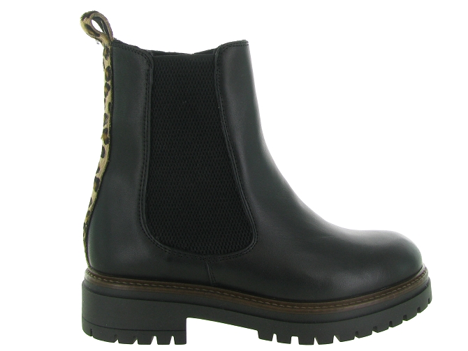 apres ski bottes fourrees - Bottine chaude - femme - Cuir - Noir - Armando4996402_2