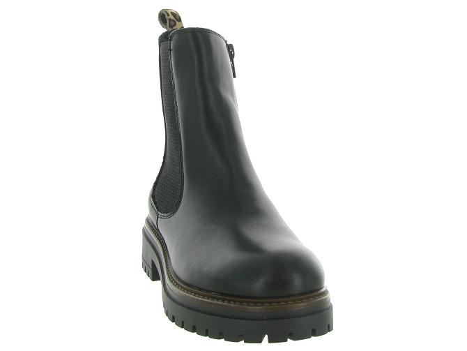 apres ski bottes fourrees - Bottine chaude - femme - Cuir - Noir - Armando4996402_3