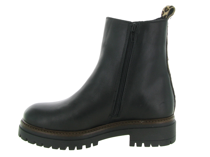 apres ski bottes fourrees - Bottine chaude - femme - Cuir - Noir - Armando4996402_4