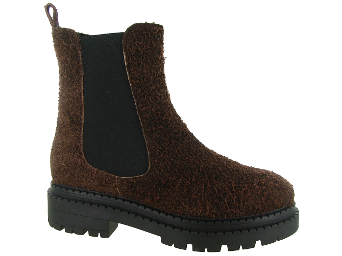 apres ski bottes fourrees - Bottine chaude - femme - Cuir - Marron - Armando