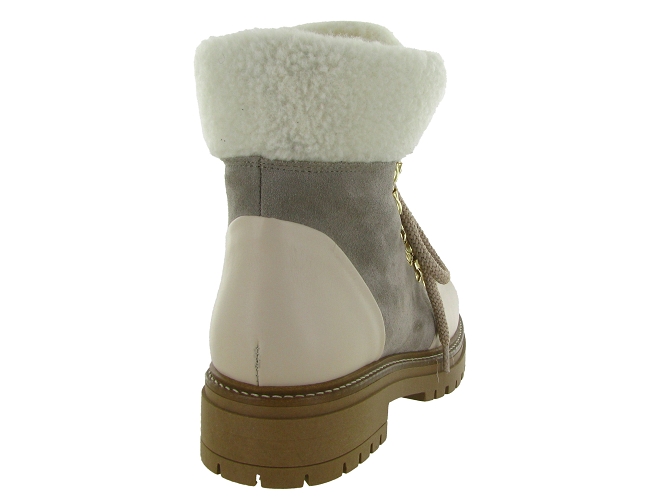 apres ski bottes fourrees - Chaussure neige - femme - Nubuck - Taupe - Armando4997002_5