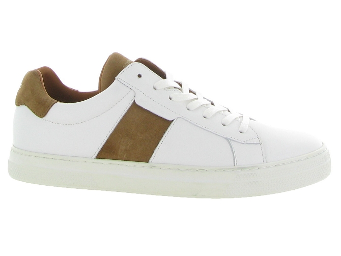 baskets et sneakers - Tendance - homme - Cuir - Blanc - Schmoove4998101_2