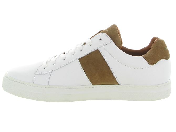 baskets et sneakers - Tendance - homme - Cuir - Blanc - Schmoove4998101_4