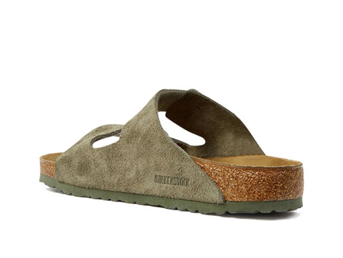 sandales et nu pieds - Confort - femme - Nubuck - Kaki - Birkenstock4999501_3