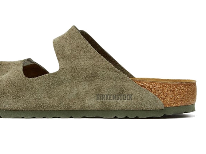 sandales et nu pieds - Confort - femme - Nubuck - Kaki - Birkenstock4999501_4