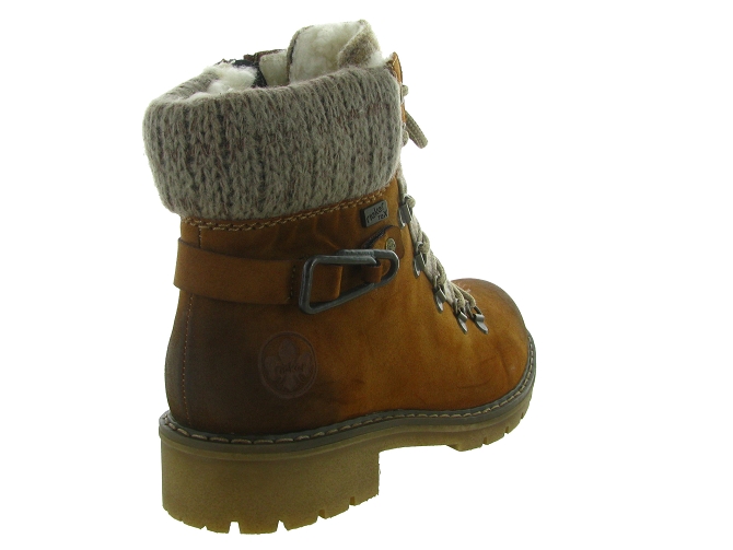 apres ski bottes fourrees - Chaussure neige - femme - Synthétique - Marron - Rieker5034302_5