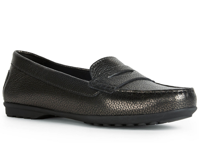 mocassins - Elégant - femme - Cuir - Bronze - Geox