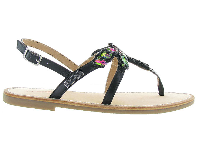Les tropeziennes sandales et nu pieds libelle noir5068301_2