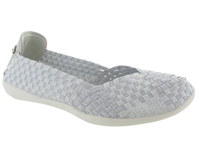 Bernie mev ballerines catwalk argent