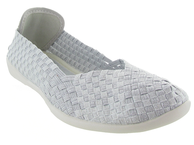 Bernie mev ballerines catwalk argent5091406_3