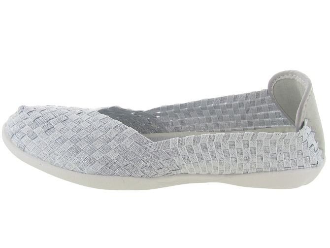 Bernie mev ballerines catwalk argent5091406_4