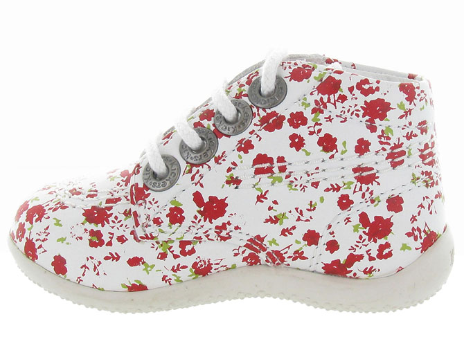 pre marche du 16 au 23 -  - bebe fille - Nubuck - Fleurs - Kickers5140901_4